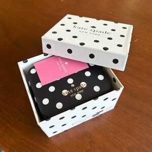Kate Spade Signature Polka Dot Travel Jewelry Box